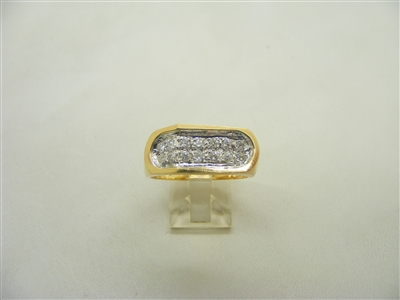 Special Design Mens 14k Yellow Gold Ring