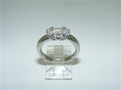 Beautiful Emerald cut Diamond ring