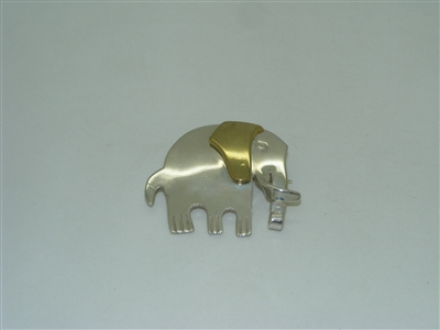 Sterling Silver Elephant pin