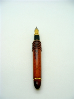 Iridium Point Germany Fountain Wooden Gold Plated Pen