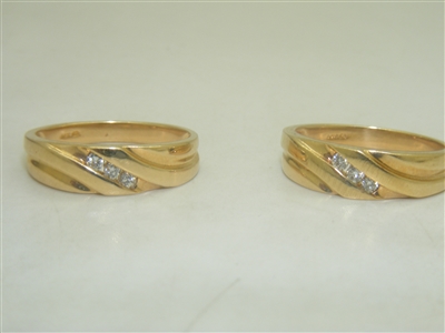 Men & Women's Diamond Ring Set