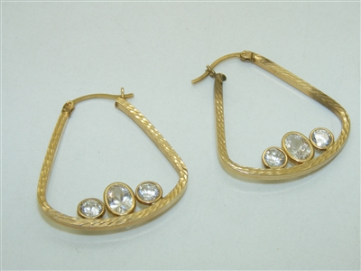 14k yellow gold Hoop Earrings