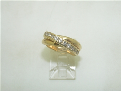 Gorgeous Diamond 14k Yellow Gold ring