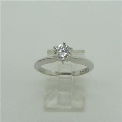 1/2 Carat 6 Prong Diamond Engagement Ring