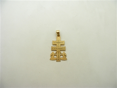 Caravaca Two Sided Cross Pendant