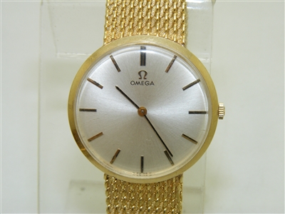 Vintage OMEGA 14KT YELLOW GOLD MEN'S WATCH