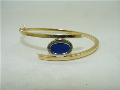 Lapis Lazuli Bangle Bracelet