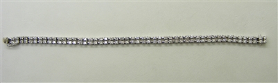 2.5 Carats Diamond Two Row Tennis Bracelet