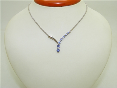 Gorgeous Diamond & Tanzanite Necklace