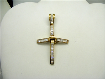 10k Yellow Gold Jointed Cross