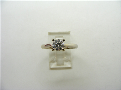 Solitaire 4 Prong Engagement Ring