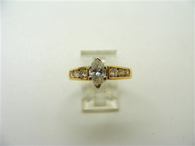 1.15 Carats Marquise Engagement Ring
