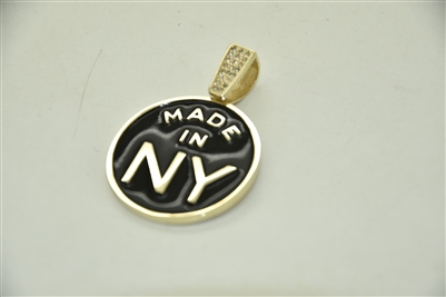 10k Yellow Gold Made In New York Pendant