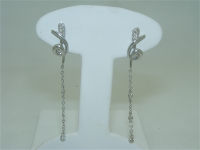 Beautiful hanging Diamond Earrings