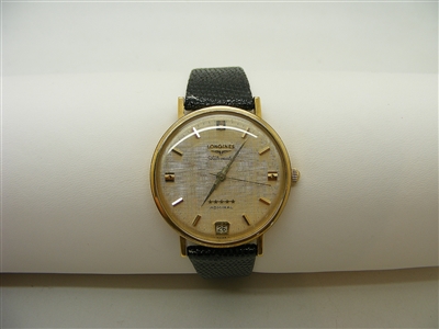 Longines Admiral 18k Yellow Gold Automatic Admiral Watch