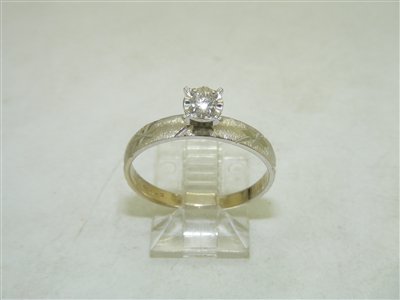 White Gold Solitary Diamond Ring