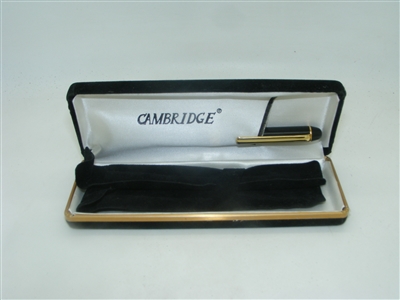 Gold Cambridge Pen with boxing
