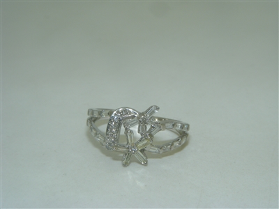 Special Diamond White Gold ring