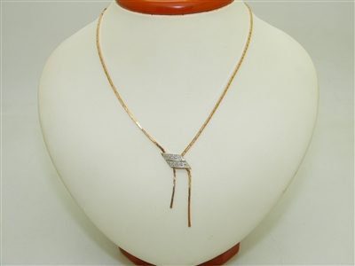 14k Yellow & White Gold Necklace