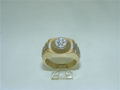 Yellow gold Diamond jubilee Men's ring