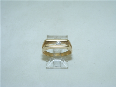 14k Yellow Gold Diamond Ring