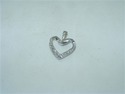 Diamond Heart Shaped Pendant