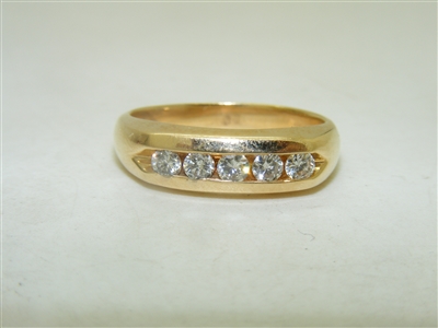 Diamond Yellow Gold Ring