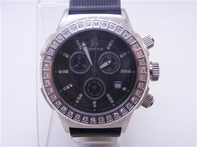 Richard & Co Stainless Steel Watch with Diamonds