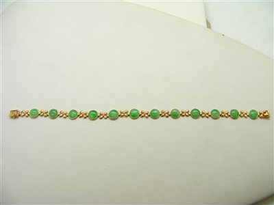 Chinese Jade Round Bracelet